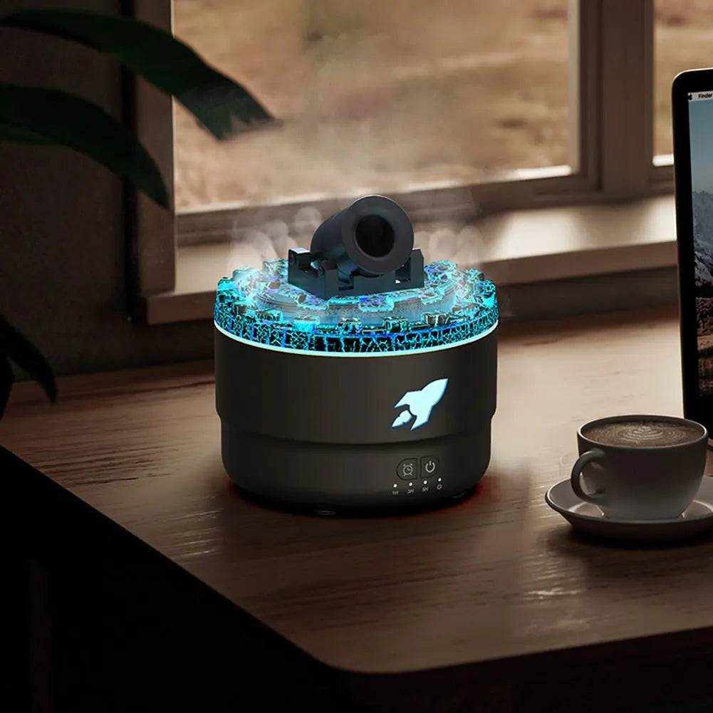 FlameBlast - Humidificador Cañón con Efecto Fuego y anillos de humo