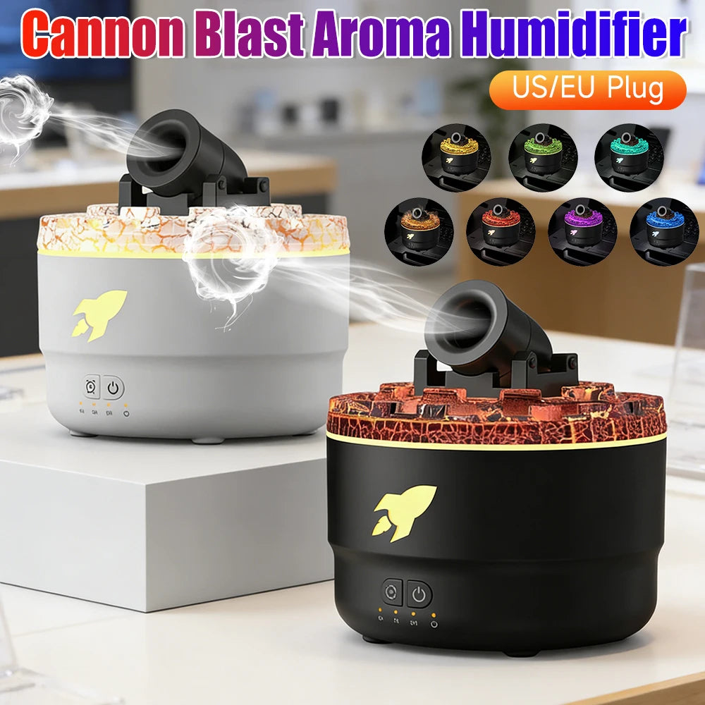 FlameBlast - Humidificador Cañón con Efecto Fuego y anillos de humo